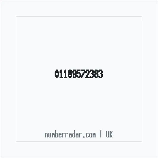 Reverse number check for +44 118 957 2383 — who called me?