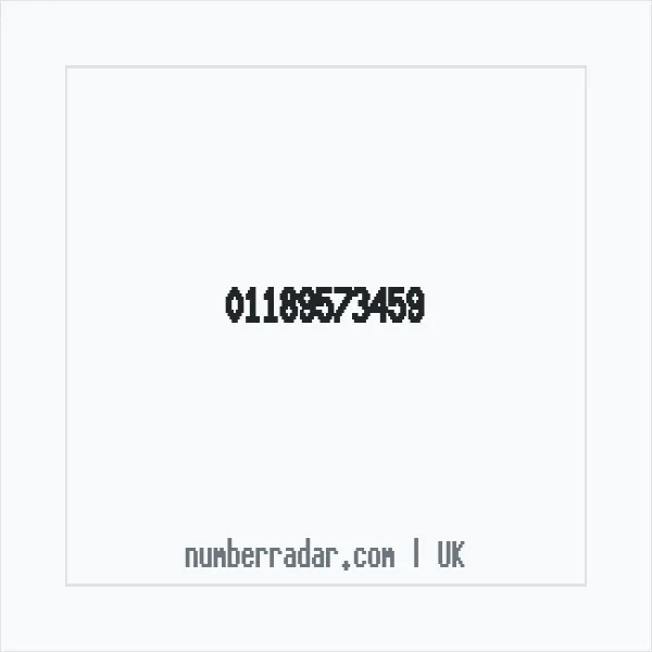 Reverse number check for +44 118 957 3459 — who called me?