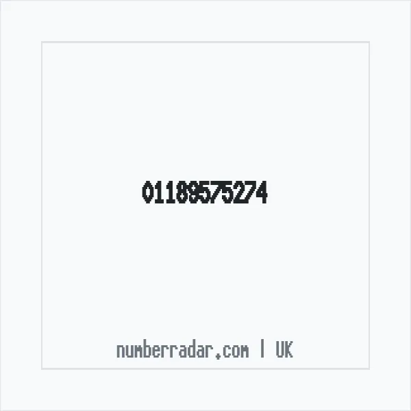 Reverse number check for +44 118 957 5274 — who called me?