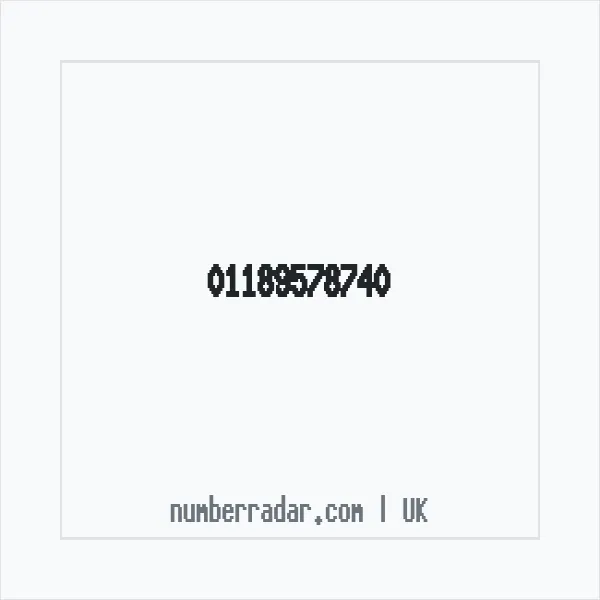 Reverse number check for +44 118 957 8740 — who called me?