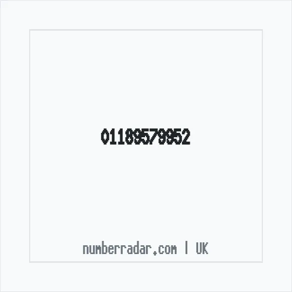 Reverse number check for +44 118 957 9952 — who called me?