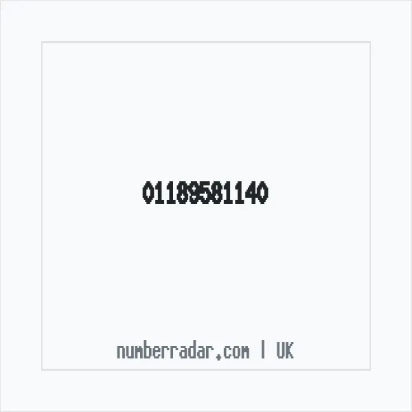 Reverse number check for +44 118 958 1140 — who called me?