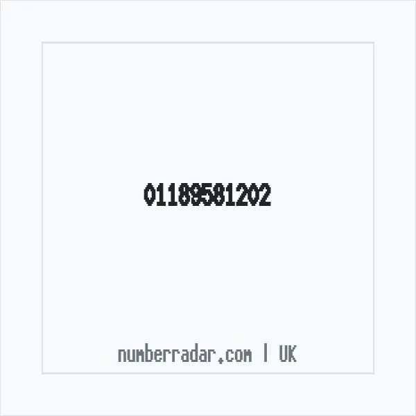 Reverse number check for +44 118 958 1202 — who called me?