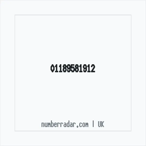 Reverse number check for +44 118 958 1912 — who called me?