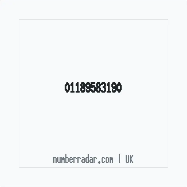 Reverse number check for +44 118 958 3190 — who called me?