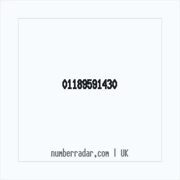 Reverse number check for +44 118 959 1430 — who called me?