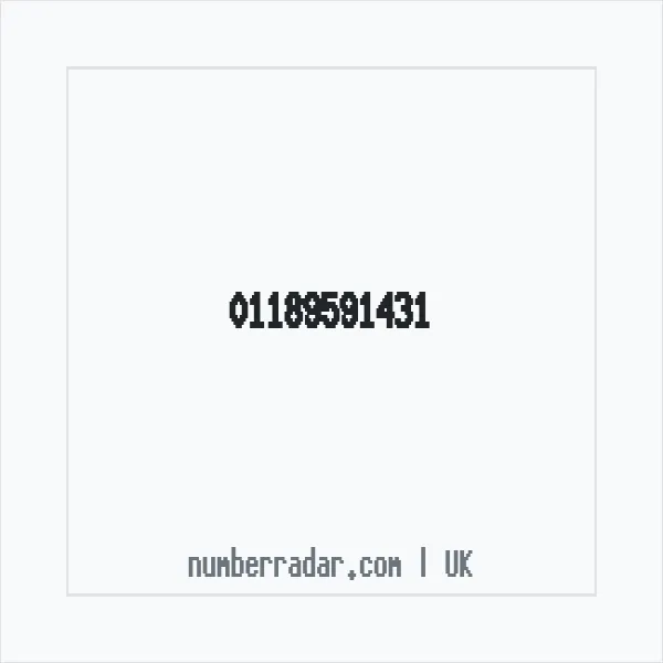 Reverse number check for +44 118 959 1431 — who called me?