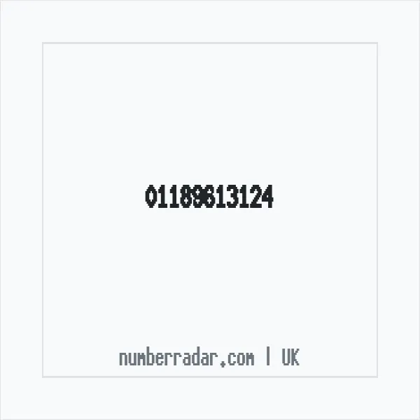 Reverse number check for +44 118 961 3124 — who called me?