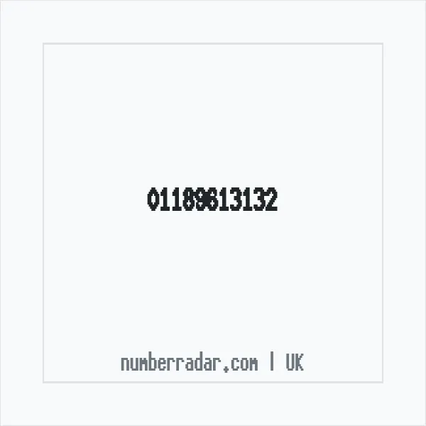 Reverse number check for +44 118 961 3132 — who called me?