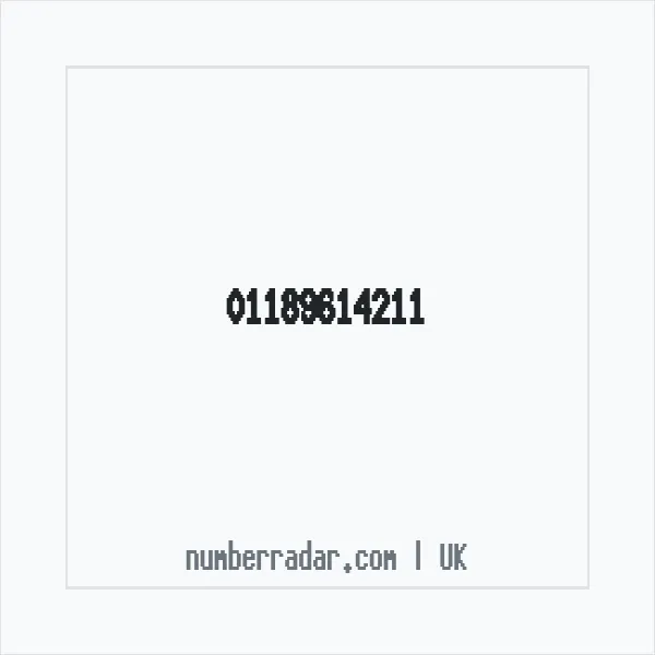 Reverse number check for +44 118 961 4211 — who called me?