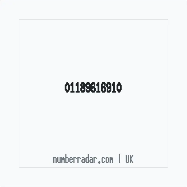 Reverse number check for +44 118 961 6910 — who called me?
