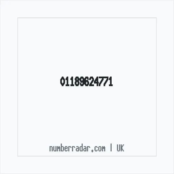 Reverse number check for +44 118 962 4771 — who called me?