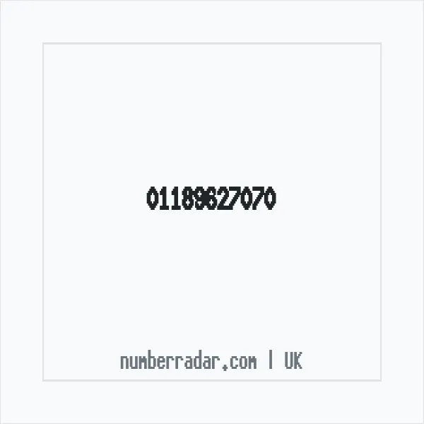 Reverse number check for +44 118 962 7070 — who called me?