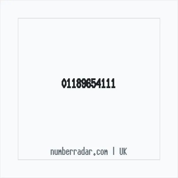 Reverse number check for +44 118 965 4111 — who called me?