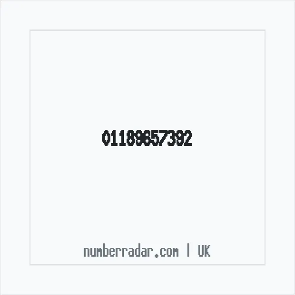 Reverse number check for +44 118 965 7392 — who called me?