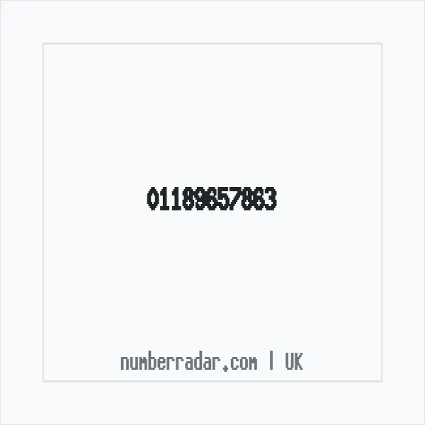 Reverse number check for +44 118 965 7863 — who called me?