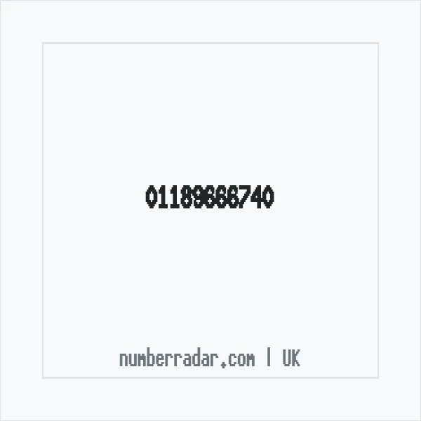 Reverse number check for +44 118 966 6740 — who called me?