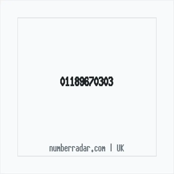 Reverse number check for +44 118 967 0303 — who called me?