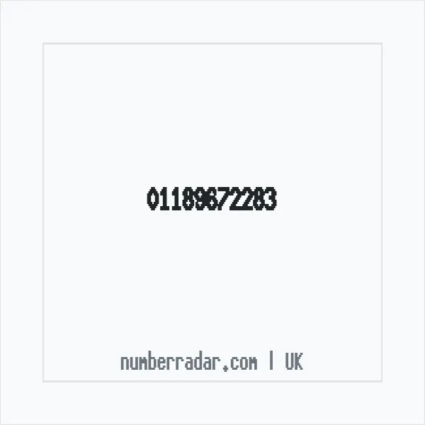 Reverse number check for +44 118 967 2283 — who called me?