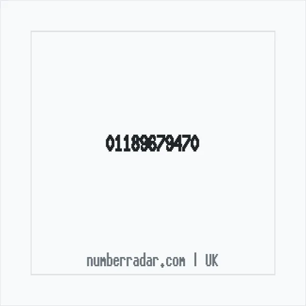 Reverse number check for +44 118 967 9470 — who called me?