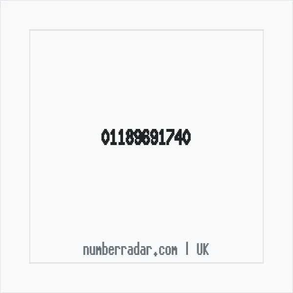 Reverse number check for +44 118 969 1740 — who called me?