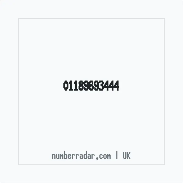Reverse number check for +44 118 969 3444 — who called me?