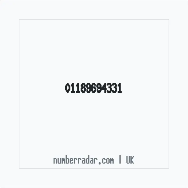 Reverse number check for +44 118 969 4331 — who called me?