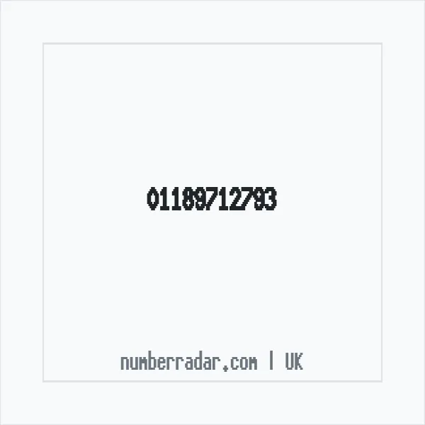 Reverse number check for +44 118 971 2793 — who called me?