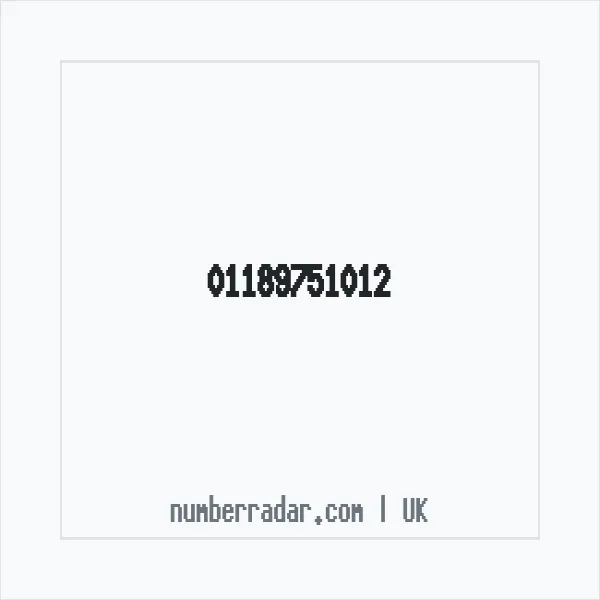 Reverse number check for +44 118 975 1012 — who called me?