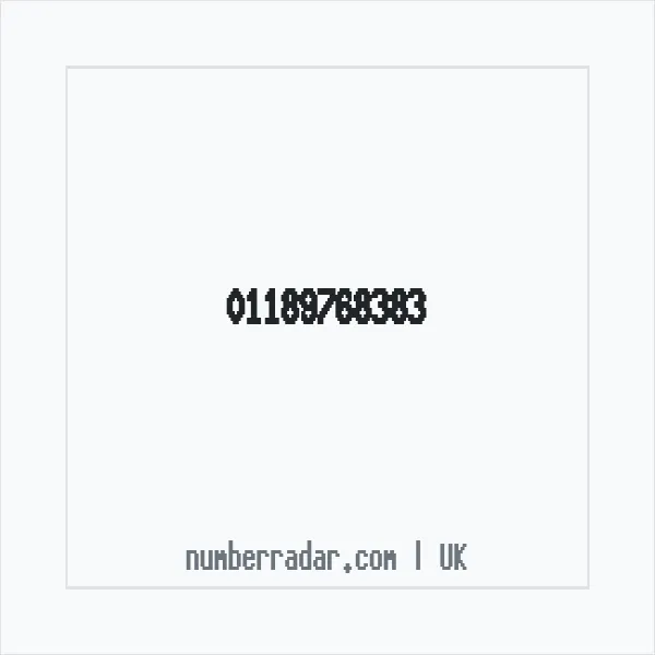 Reverse number check for +44 118 976 8383 — who called me?