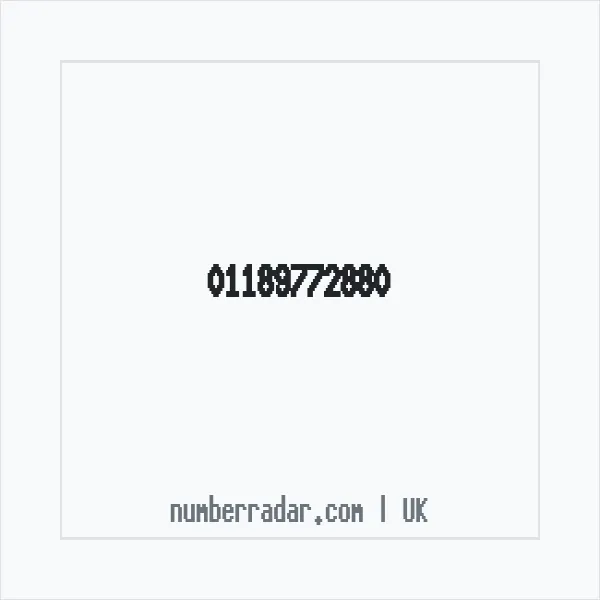 Reverse number check for +44 118 977 2880 — who called me?