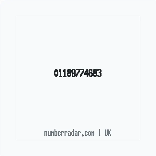 Reverse number check for +44 118 977 4683 — who called me?