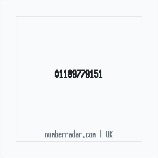 Reverse number check for +44 118 977 9151 — who called me?