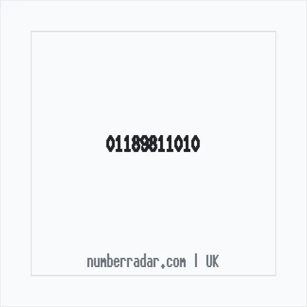 Reverse number check for +44 118 981 1010 — who called me?
