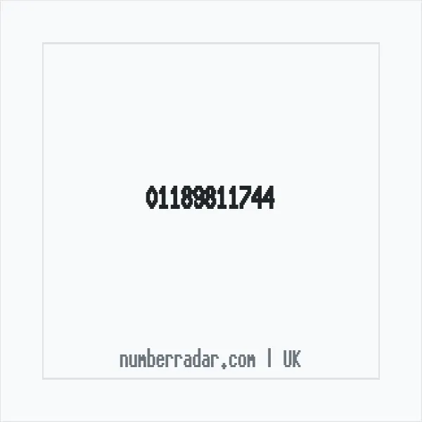 Reverse number check for +44 118 981 1744 — who called me?