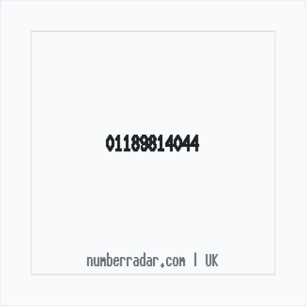 Reverse number check for +44 118 981 4044 — who called me?