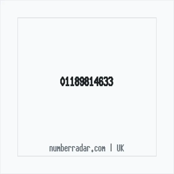 Reverse number check for +44 118 981 4633 — who called me?