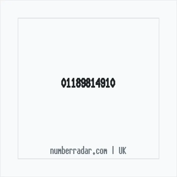 Reverse number check for +44 118 981 4910 — who called me?