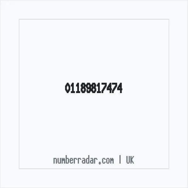 Reverse number check for +44 118 981 7474 — who called me?