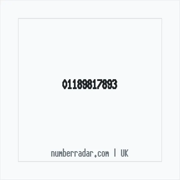 Reverse number check for +44 118 981 7893 — who called me?