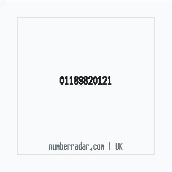 Reverse number check for +44 118 982 0121 — who called me?