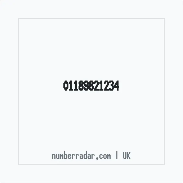 Reverse number check for +44 118 982 1234 — who called me?