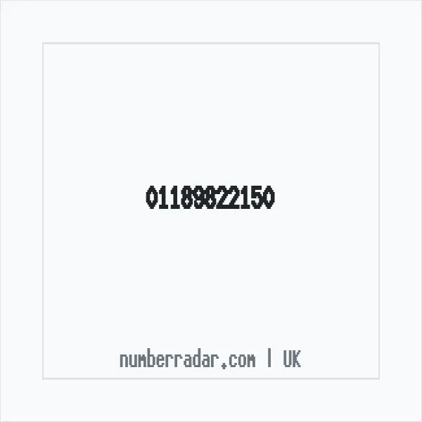 Reverse number check for +44 118 982 2150 — who called me?