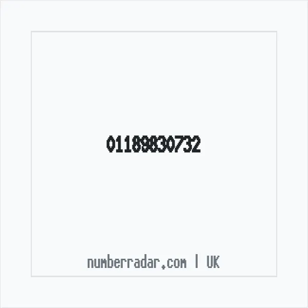 Reverse number check for +44 118 983 0732 — who called me?