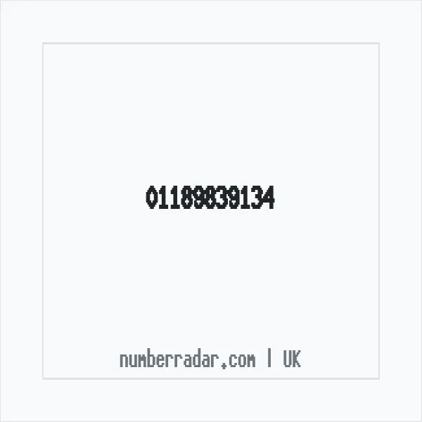Reverse number check for +44 118 983 9134 — who called me?