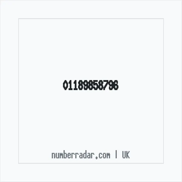 Reverse number check for +44 118 985 8796 — who called me?