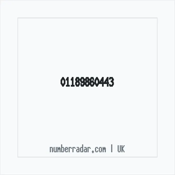 Reverse number check for +44 118 986 0443 — who called me?