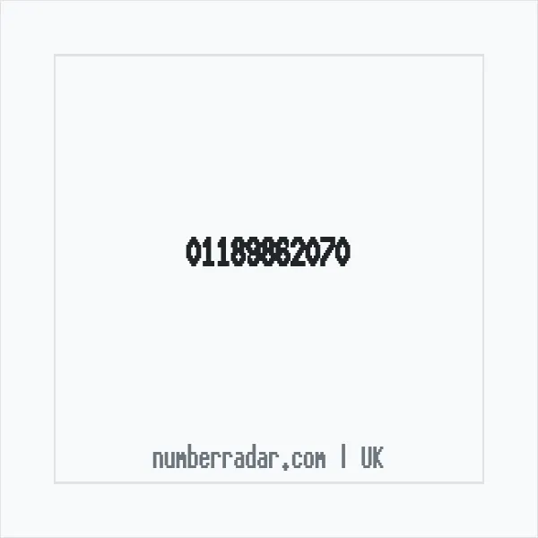 Reverse number check for +44 118 986 2070 — who called me?
