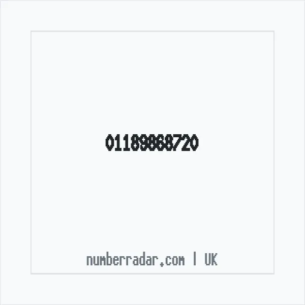 Reverse number check for +44 118 986 8720 — who called me?