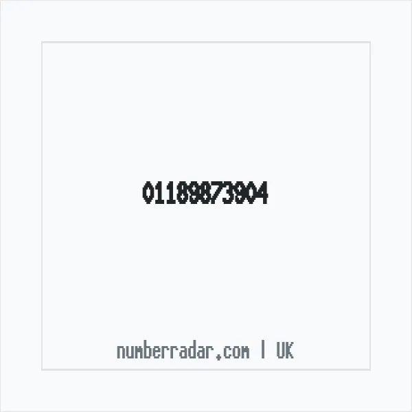 Reverse number check for +44 118 987 3904 — who called me?
